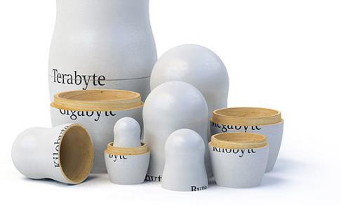 Imagen de terabytes de memoria