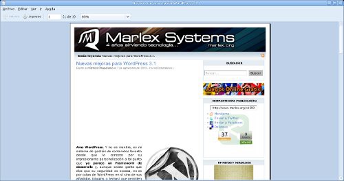 Imagen de la extensión Save As PDF para Firefox