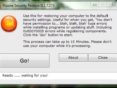 Restaurar la configuración de seguridad de Windows