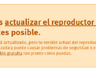 Firefox ahora te indicará si tienes Flash desactualizado