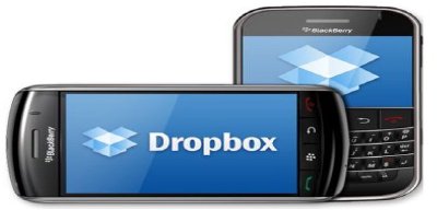 Sale a la luz Dropbox para BlackBerry