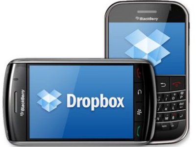 Sale a la luz Dropbox para BlackBerry
