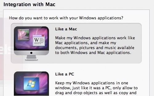 Integración de Mac con Paralells