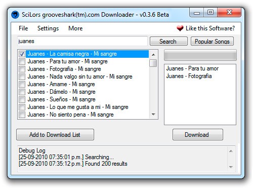 scilors grooveshark downloader