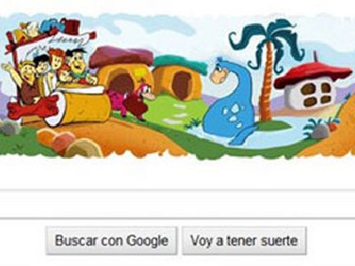 Google homenajea a Los Picapiedras