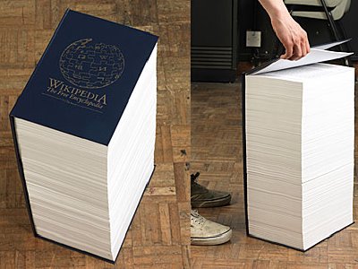 Leerse la Wikipedia completa tomaría 15 años sin dormir