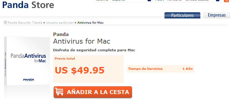 Imagen de Panda Antivirus para Mac