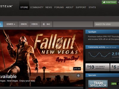 Steam: Más de 30 millones de usuarios y 1.200 juegos disponibles