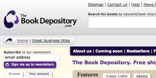 The Book Depository, bookdepository.com