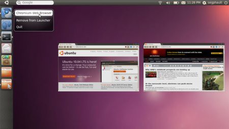 Imagen de Unity en Ubuntu