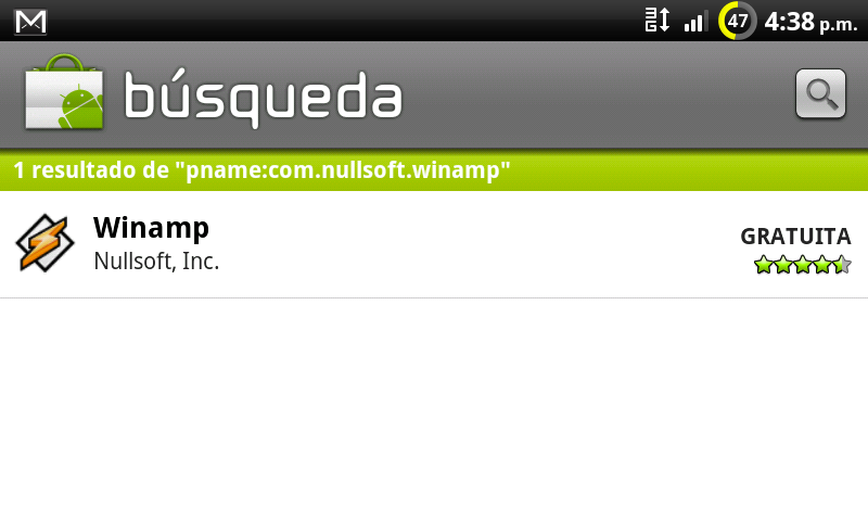 Winamp para Android