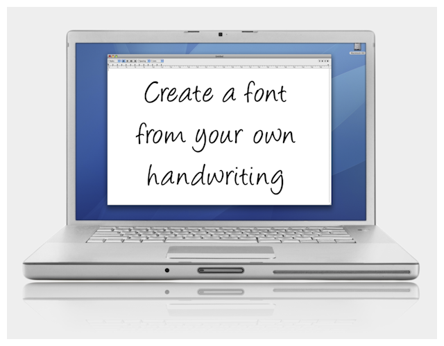 Captura de pantalla de Yourfonts mostrando la interfaz de creación de fuentes