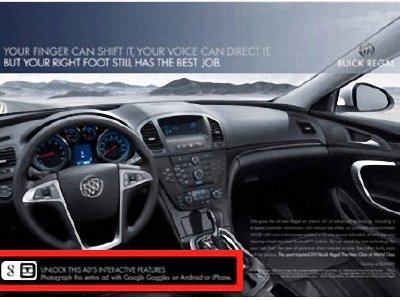 Google Goggles encuentra un modelo de publicidad diferente