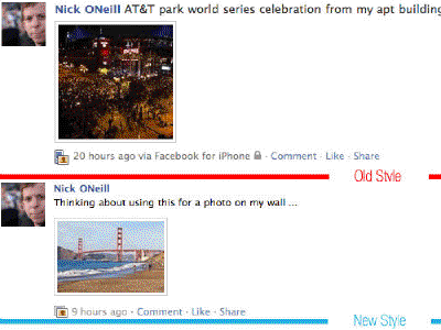 Facebook inicia pruebas con fuentes más pequeñas para los elementos compartidos
