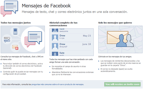 Correo Facebook