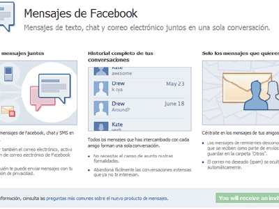 Cómo abrir un correo @Facebook.com
