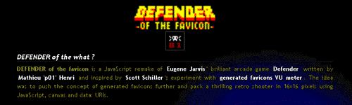 Defender of the Favicon