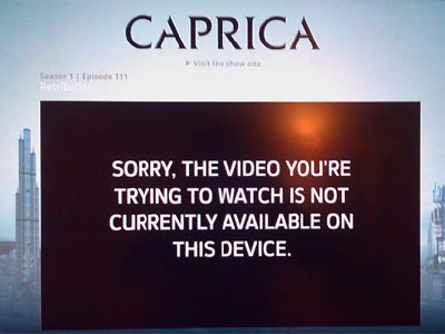 Canales de TV estadounidenses online comienzan bloqueo a Google TV