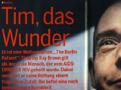 Primer hombre con sida (VIH) aparentemente curado