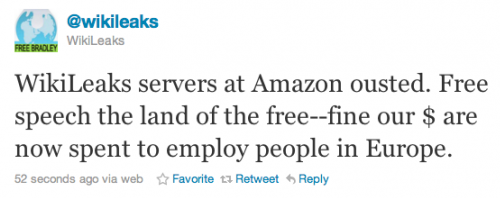 Amazon y Wikileaks