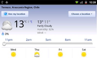 Google actualiza su buscador en Android para integrar el clima dinámicamente