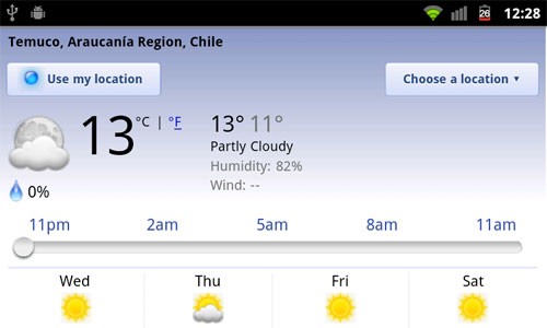 Clima en Android