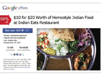 Google lanzará competencia de Groupon: Google Offers Ads