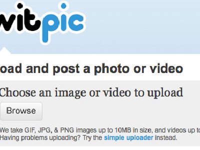 Twitpic ya permite subir vídeos