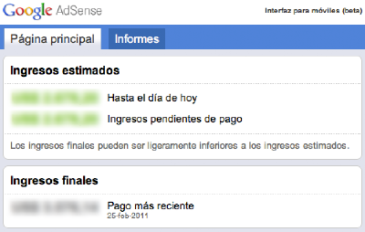 Google Adsense lanza una versión especialmente diseñada para móviles