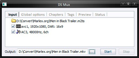 Interfaz de GDSMux