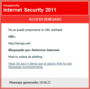 Kaspersky Denegado Kaspersky Denegado