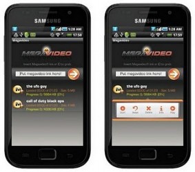 Imagen de la aplicación Megavideo para Android