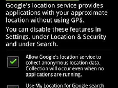 Android también registra tu ubicación, pero sólo con tu consentimiento