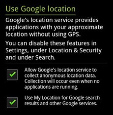 Geolocalización Google Android