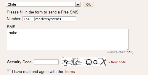 Enviar SMS Gratis