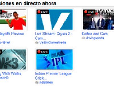 Youtube lanza la función de streaming