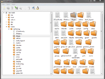 Ext2Read: visualizar archivos de Linux desde Windows