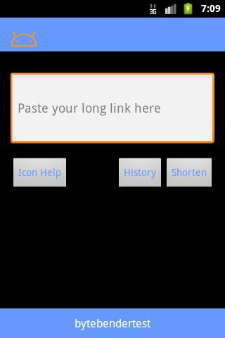 Imagen de acortador de enlaces para Android