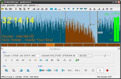 Imagen de mp3DirectCut