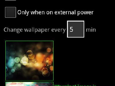 Aplicación para Android para cambiar de Wallpaper automáticamente