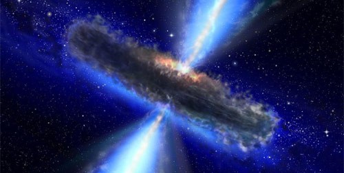 Quasar APM 08278+5255 donde se descubrió el Agua