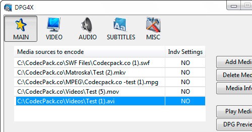 DPG4X, convertir películas para verlas en la Nintendo DS