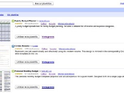 Plantillas para utilizar en Google Docs