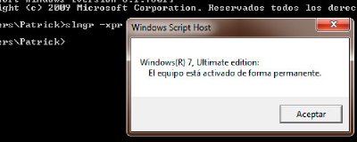 Cómo saber si mi Windows 7 está activado de forma permanente