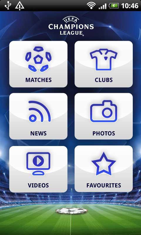 Imagen de la aplicación UEFA Champions League para Android