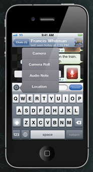 WhatsApp iPhone screenshot