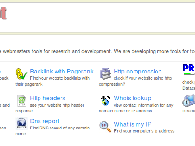 Toolspot: herramientas para diagnósticos de sitios web