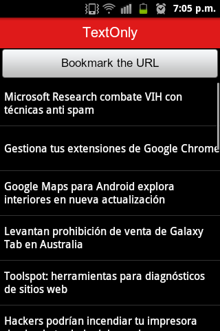 Imagen de TextOnly para Android 2