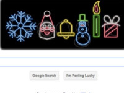 Nuevo logo musical navideño de Google