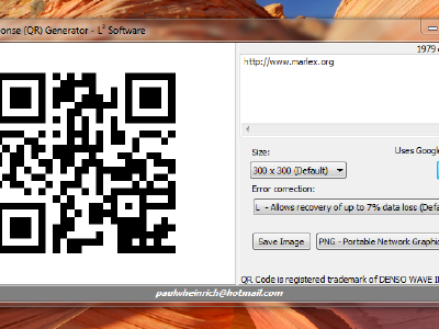 QRGen: Aplicacion portable para generar codigos QR